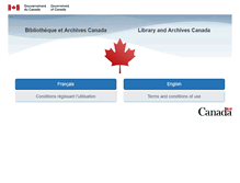 Tablet Screenshot of lac-bac.gc.ca